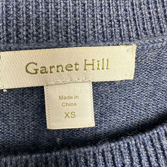 Garnet Hill 100% Merino Wool Parrots Sweater Sz XS - Picture 7 of 8